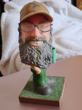 Funko Brown and Green Bearded Bobblehead Figure